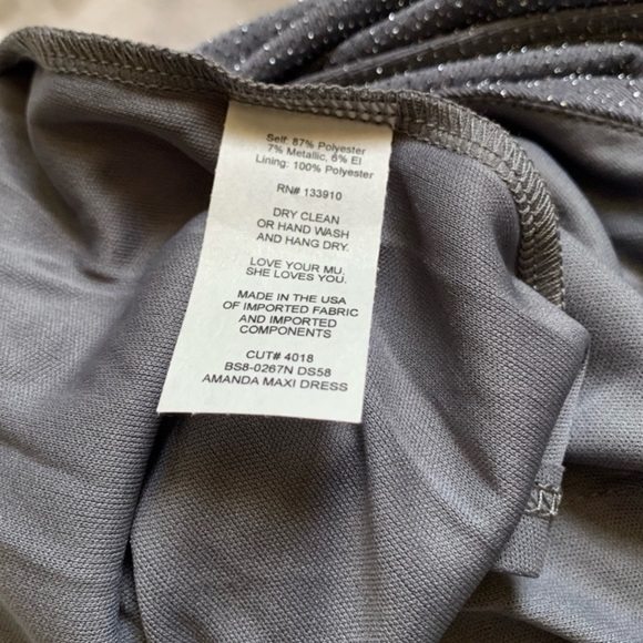 Show Me Your Mumu Amanda Maxi Dress
Dancing Queen Shine Smoke Gray Size: Medium - Picture 9 of 9